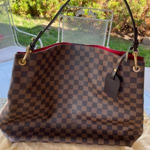 Authentic Louis Vuitton Damier Ebene Graceful